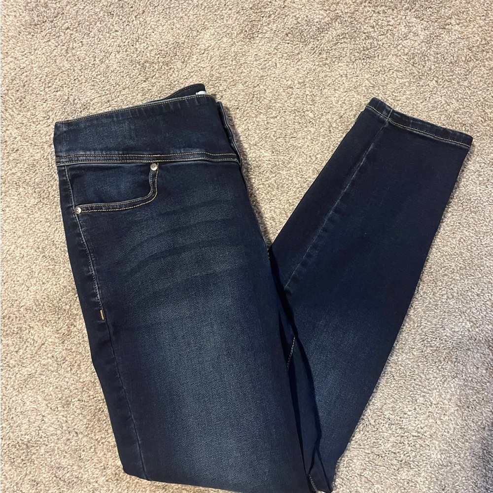 Lane Bryant Women's Indigo High Rise Superstretch 3 Button Jegging